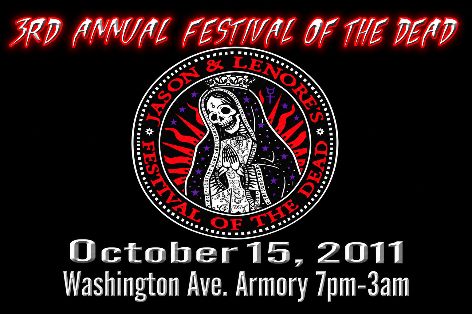 The 3rd Annual Festival of the Dead — October 15, 2011 | Uforia Entertainment & DJ Debonair